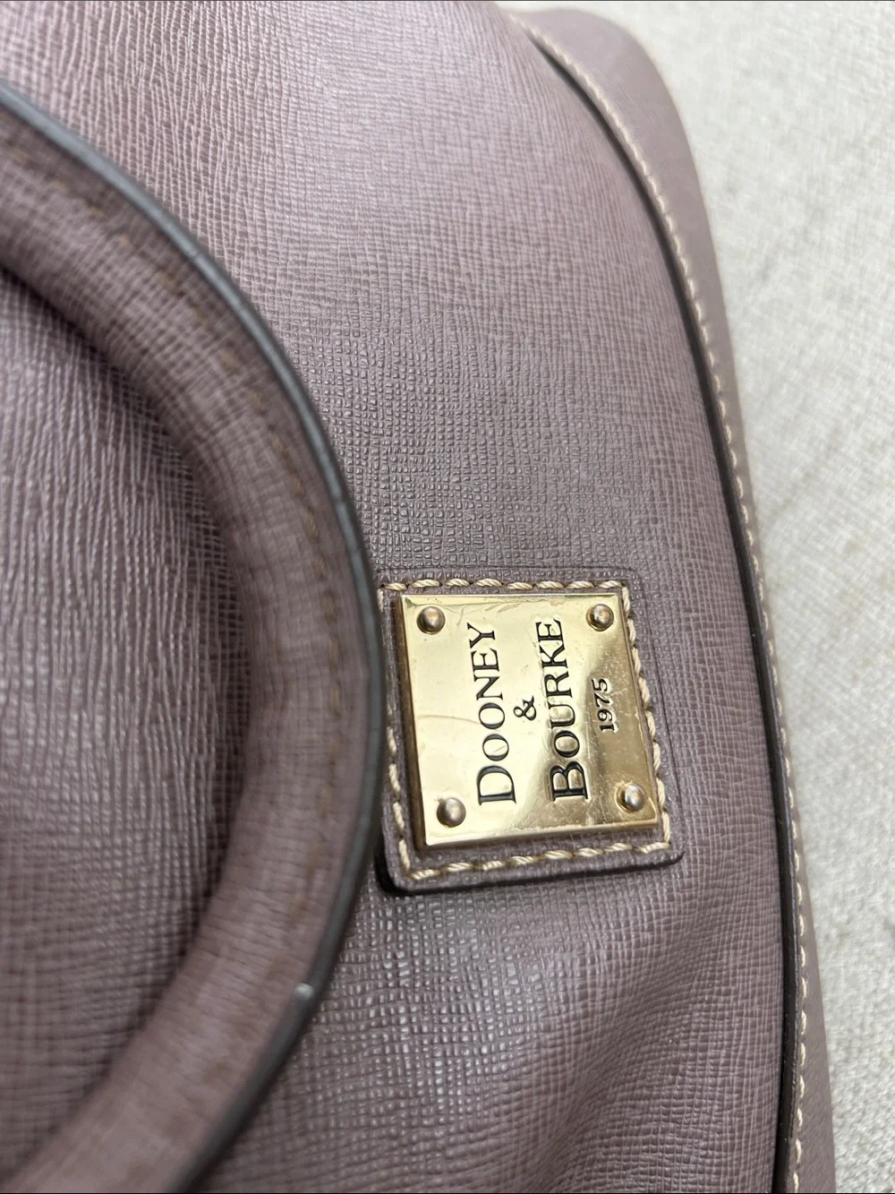 Dooney & Bourke structured leather